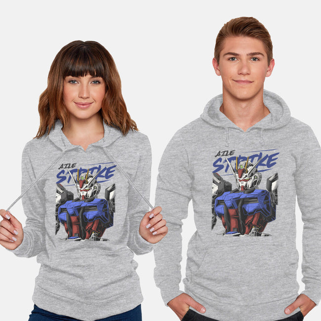 Gundam Strike-Unisex-Pullover-Sweatshirt-DancingHorse