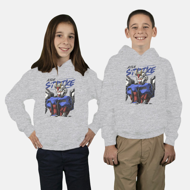 Gundam Strike-Youth-Pullover-Sweatshirt-DancingHorse