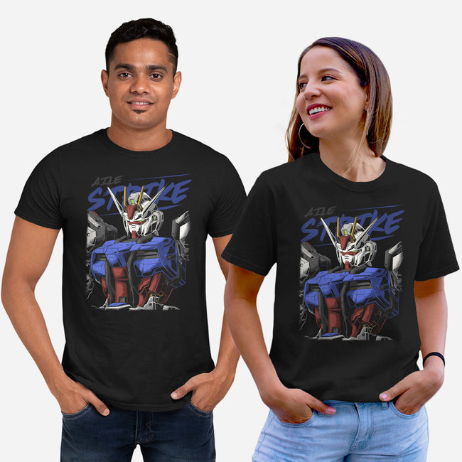 Gundam Strike-Unisex-Basic-Tee-DancingHorse