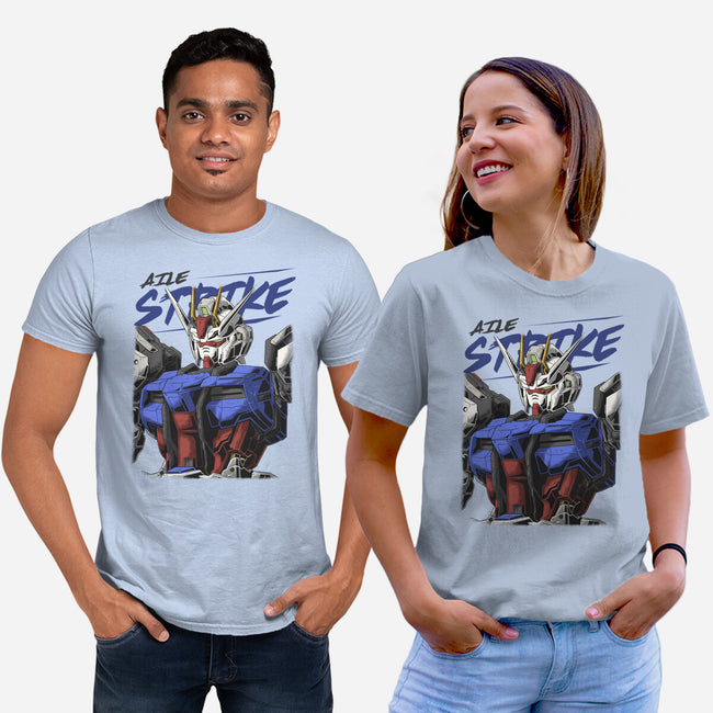 Gundam Strike-Unisex-Basic-Tee-DancingHorse