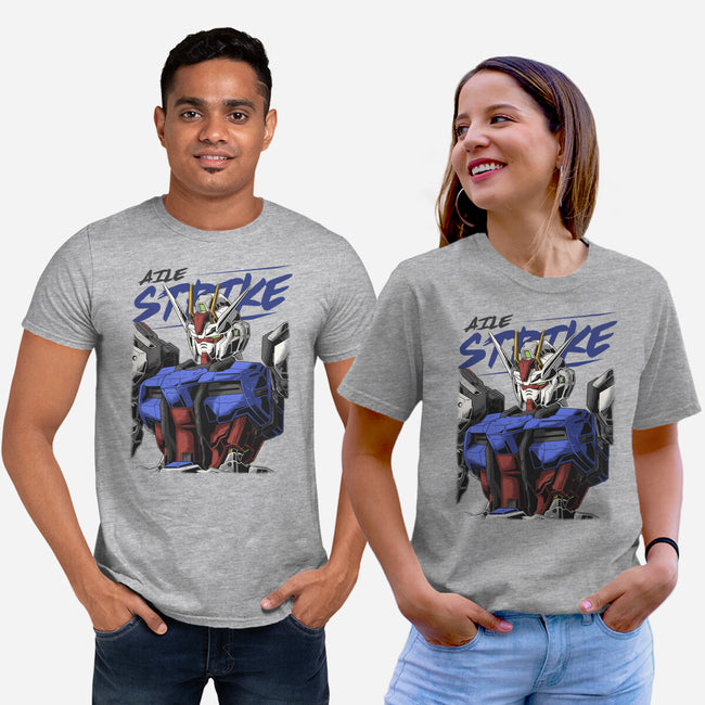 Gundam Strike-Unisex-Basic-Tee-DancingHorse