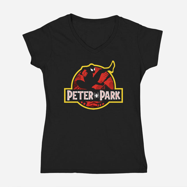 Peter Park-Womens-V-Neck-Tee-Getsousa!