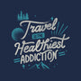 The Healthiest Addiction-Womens-V-Neck-Tee-tobefonseca