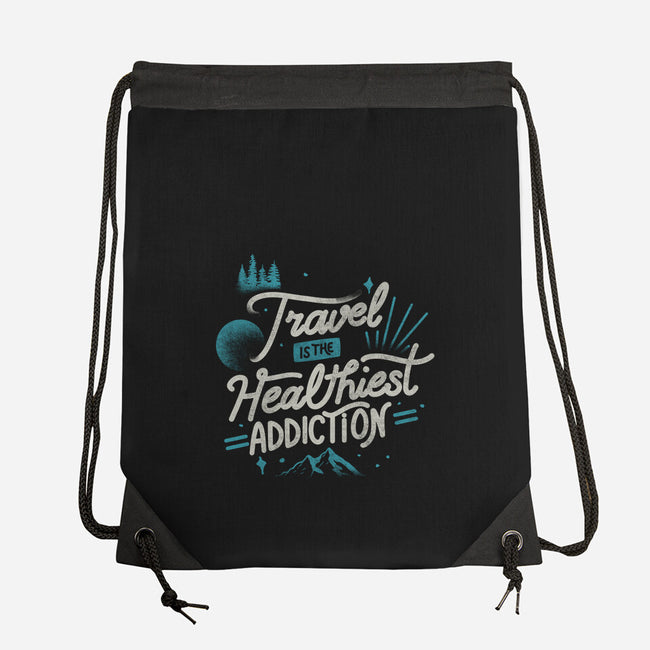 The Healthiest Addiction-None-Drawstring-Bag-tobefonseca