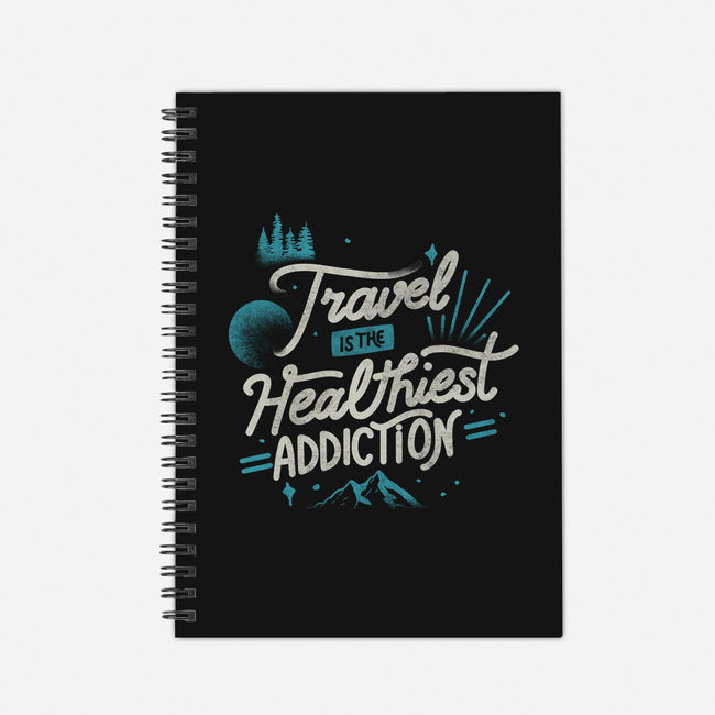 The Healthiest Addiction-None-Dot Grid-Notebook-tobefonseca