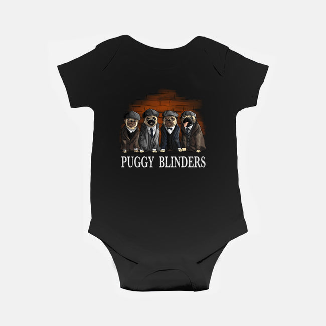 Puggy Blinders-Baby-Basic-Onesie-fanfabio