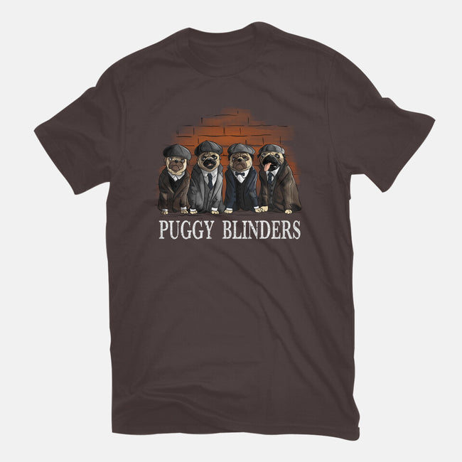 Puggy Blinders-Womens-Basic-Tee-fanfabio