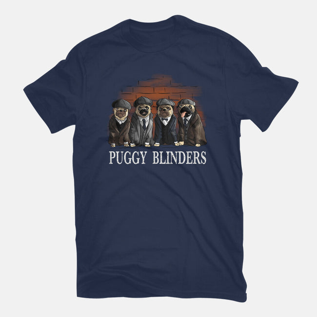 Puggy Blinders-Unisex-Basic-Tee-fanfabio