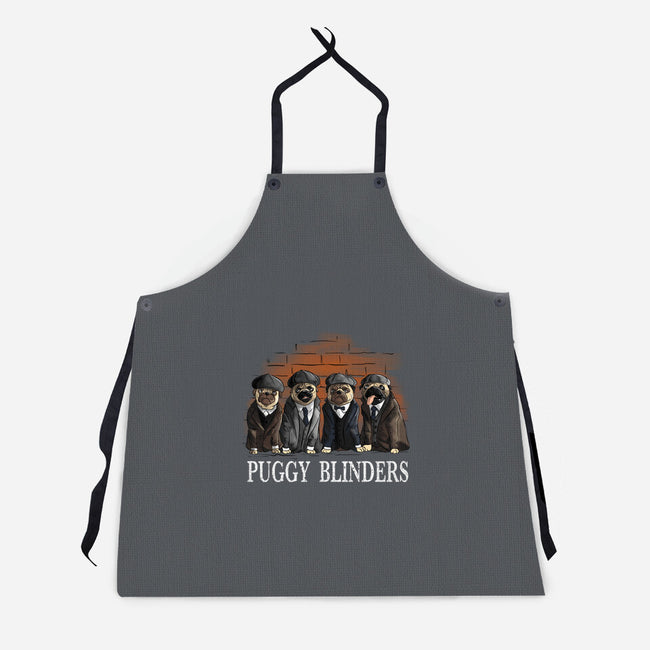 Puggy Blinders-Unisex-Kitchen-Apron-fanfabio