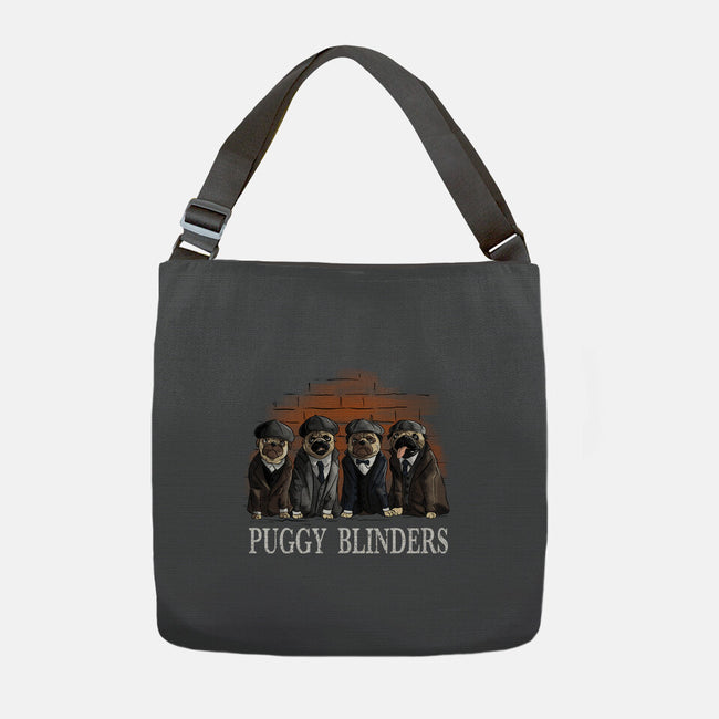 Puggy Blinders-None-Adjustable Tote-Bag-fanfabio