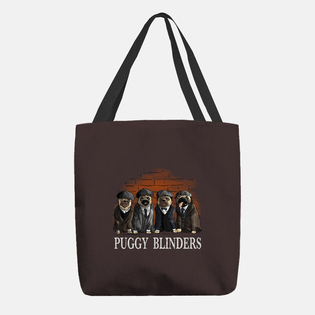 Puggy Blinders-None-Basic Tote-Bag-fanfabio