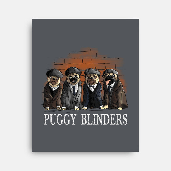 Puggy Blinders-None-Stretched-Canvas-fanfabio