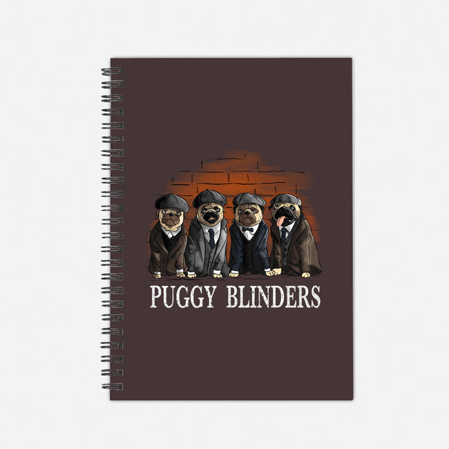 Puggy Blinders-None-Dot Grid-Notebook-fanfabio