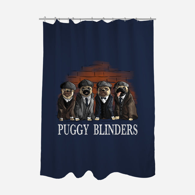 Puggy Blinders-None-Polyester-Shower Curtain-fanfabio