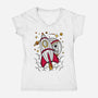 Astro Tattoo-Womens-V-Neck-Tee-sachpica