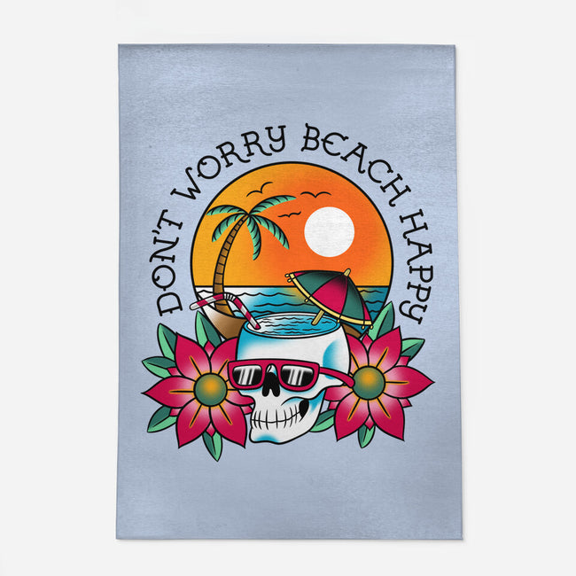 Don't Worry Beach Happy-None-Outdoor-Rug-sachpica