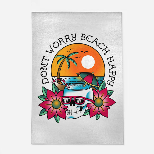 Don't Worry Beach Happy-None-Outdoor-Rug-sachpica