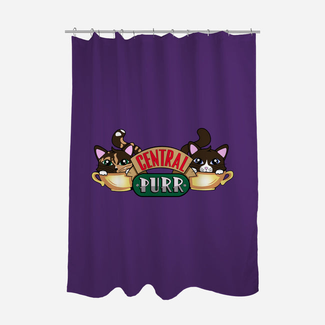 Central Purr-None-Polyester-Shower Curtain-Nerding Out Studio