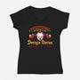 Pennywise The Clown-Womens-V-Neck-Tee-SunsetSurf