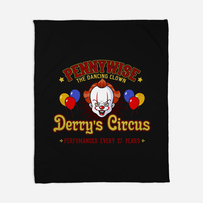 Pennywise The Clown-None-Fleece-Blanket-SunsetSurf