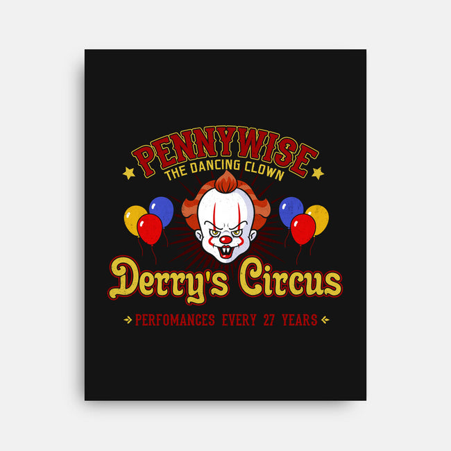 Pennywise The Clown-None-Stretched-Canvas-SunsetSurf