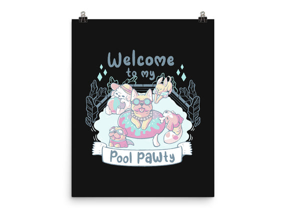 Pool Pawty Time