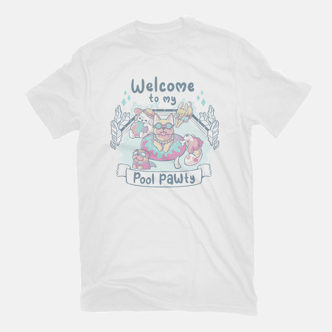 Pool Pawty Time-Mens-Heavyweight-Tee-xMorfina