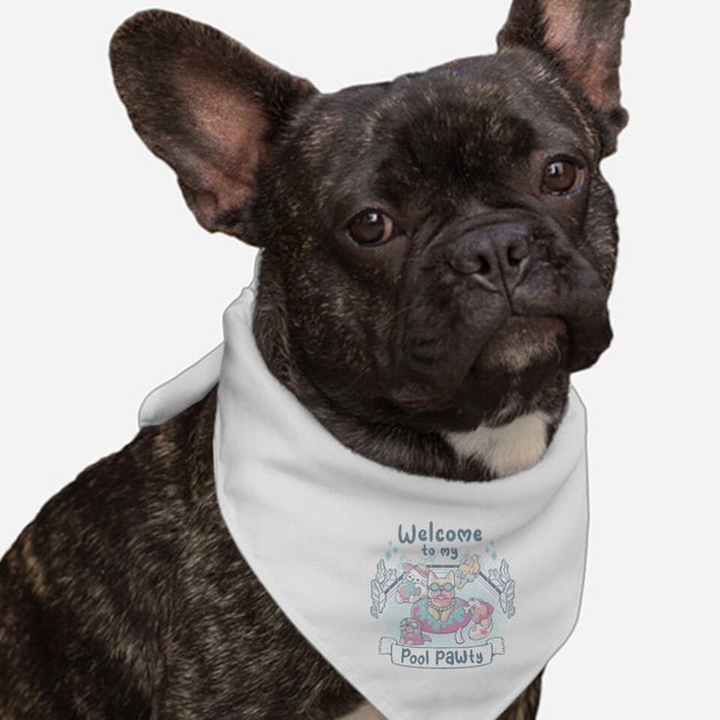 Pool Pawty Time-Dog-Bandana-Pet Collar-xMorfina