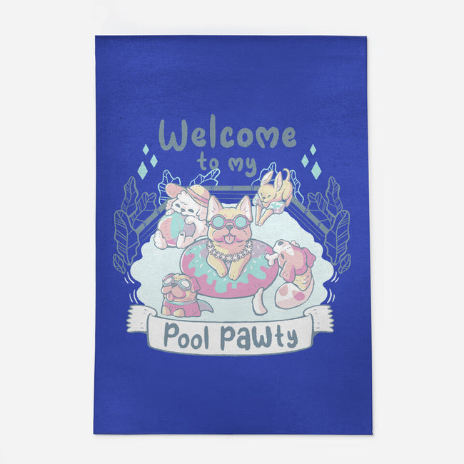 Pool Pawty Time-None-Indoor-Rug-xMorfina