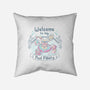 Pool Pawty Time-None-Removable Cover-Throw Pillow-xMorfina
