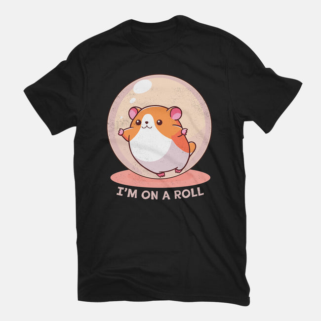 I'm On A Roll-Womens-Fitted-Tee-fanfreak1