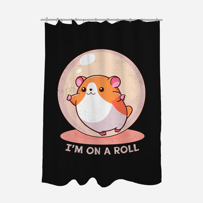 I'm On A Roll-None-Polyester-Shower Curtain-fanfreak1