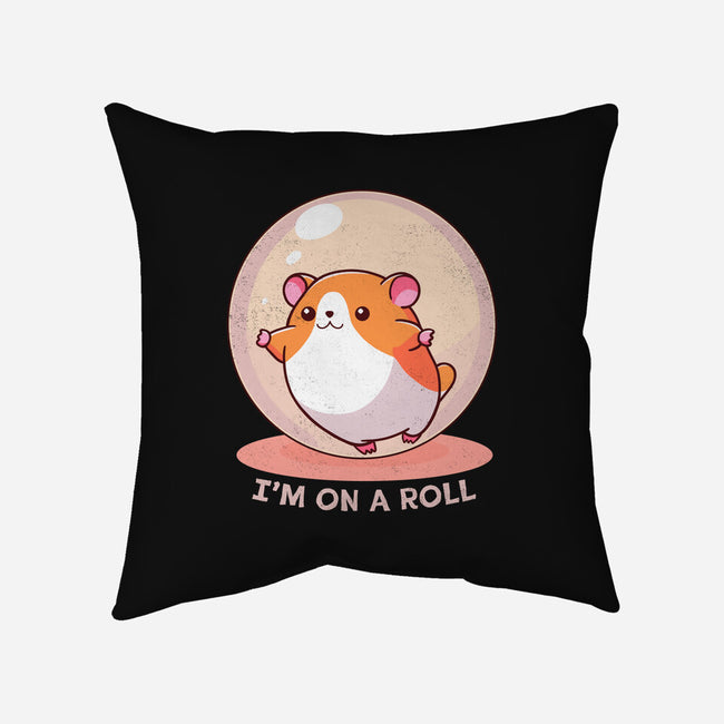 I'm On A Roll-None-Removable Cover-Throw Pillow-fanfreak1