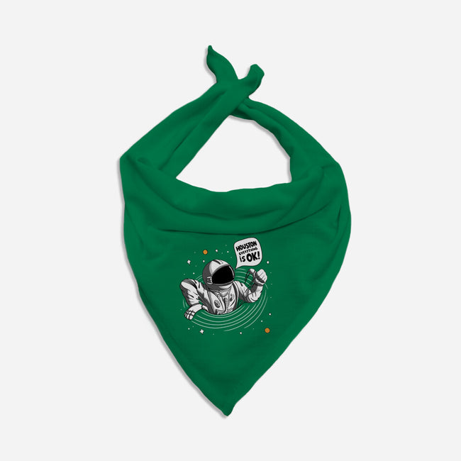 Houston Everything Is Ok-Dog-Bandana-Pet Collar-sachpica