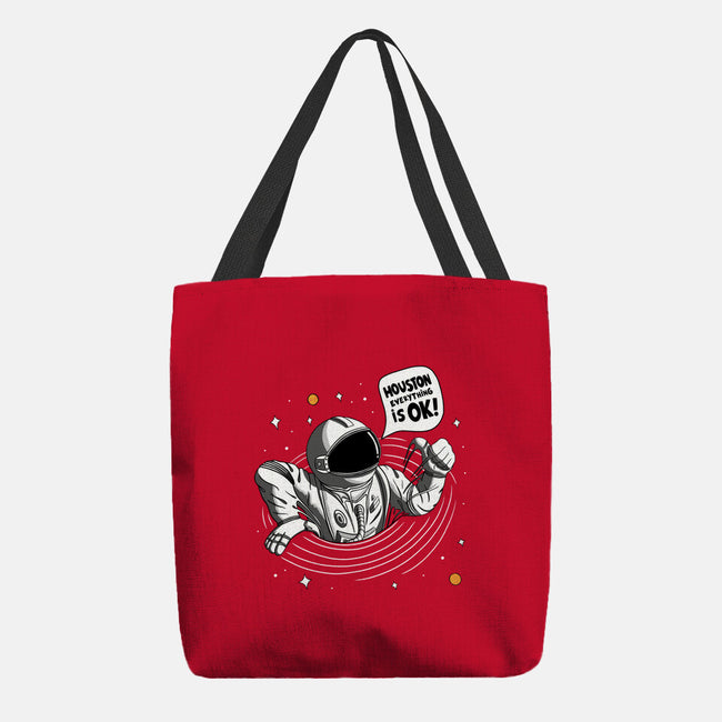 Houston Everything Is Ok-None-Basic Tote-Bag-sachpica