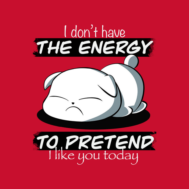 I Don't Have The Energy-Cat-Basic-Pet Tank-fanfabio