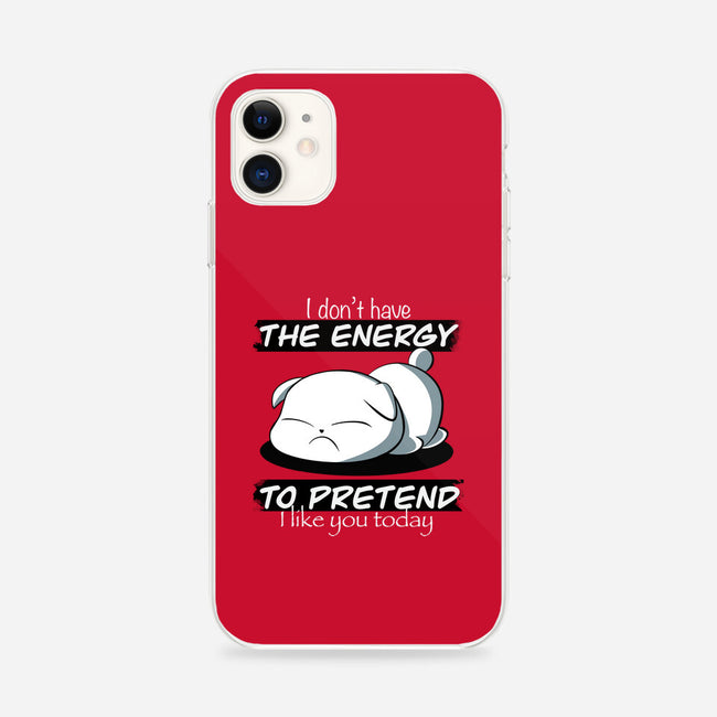 I Don't Have The Energy-iPhone-Snap-Phone Case-fanfabio