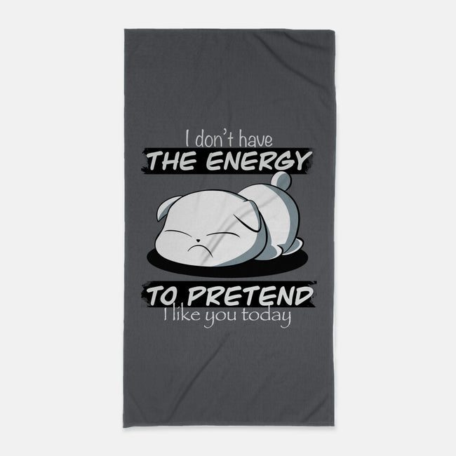 I Don't Have The Energy-None-Beach-Towel-fanfabio