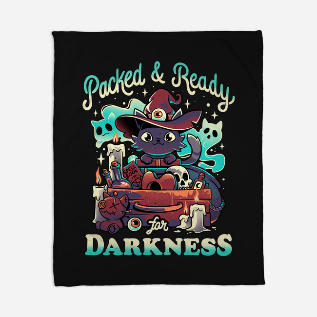 Ready For Darkness-None-Fleece-Blanket-Snouleaf