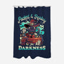 Ready For Darkness-None-Polyester-Shower Curtain-Snouleaf