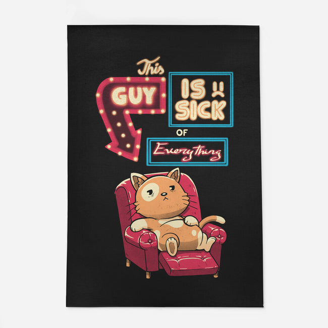 Sick Of Everything-None-Outdoor-Rug-koalastudio