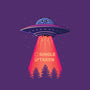 UFO Taken-None-Fleece-Blanket-danielmorris1993