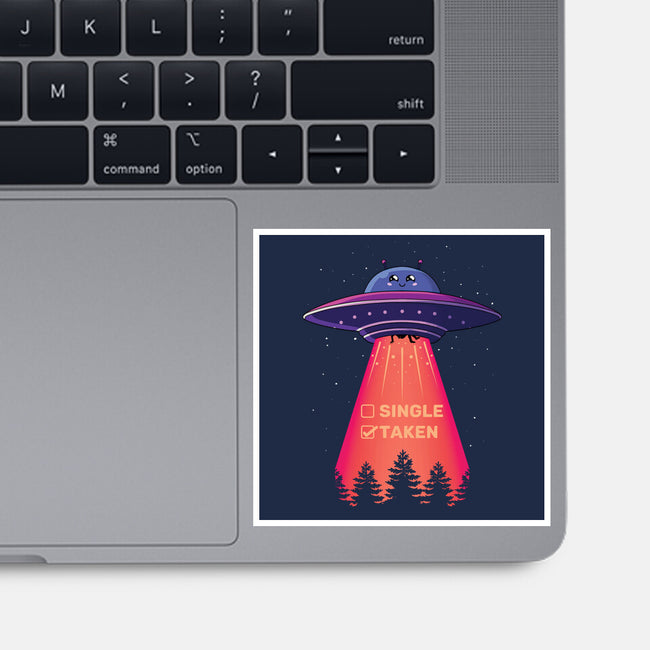 UFO Taken-None-Glossy-Sticker-danielmorris1993