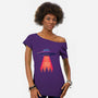 UFO Taken-Womens-Off Shoulder-Tee-danielmorris1993