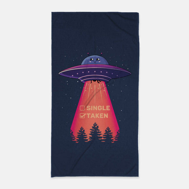 UFO Taken-None-Beach-Towel-danielmorris1993