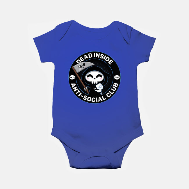 Dead Inside Anti-Social Club-Baby-Basic-Onesie-danielmorris1993