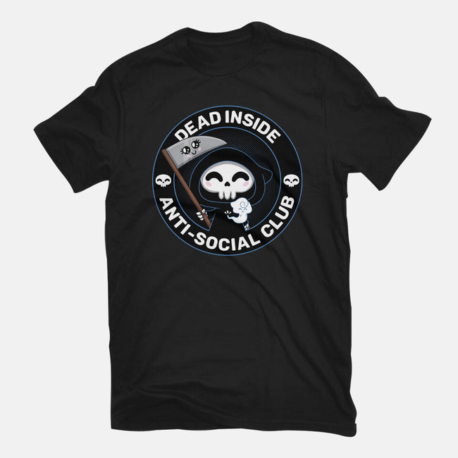 Dead Inside Anti-Social Club-Womens-Fitted-Tee-danielmorris1993