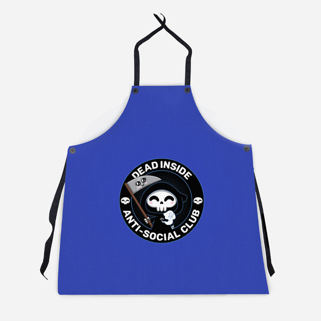 Dead Inside Anti-Social Club-Unisex-Kitchen-Apron-danielmorris1993