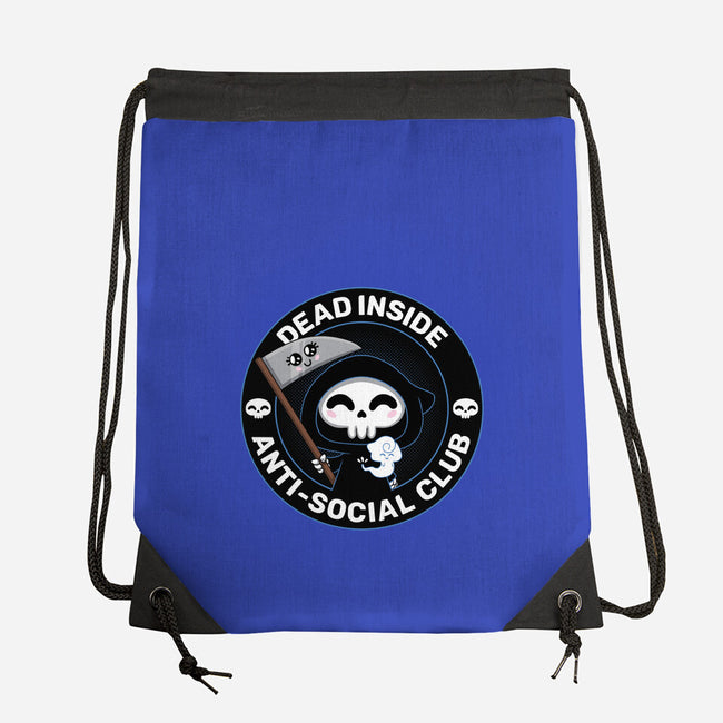 Dead Inside Anti-Social Club-None-Drawstring-Bag-danielmorris1993