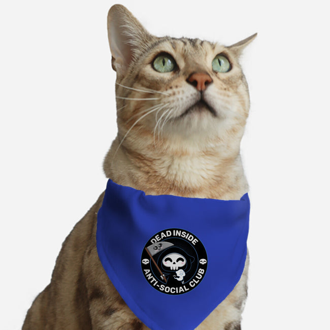 Dead Inside Anti-Social Club-Cat-Adjustable-Pet Collar-danielmorris1993